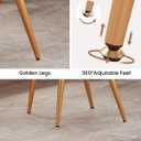 Updated Vanity Chair, Storage Ottoman with Folding Back & Gold-Toned Metal Legs, Ottoman Seat with Teddy Velvet for Dressing Room Living Room Bedroom, 16" x 12.5" Inch (Pink)