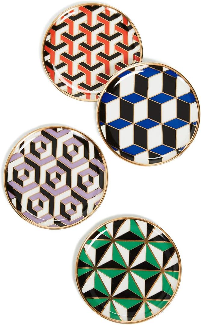 Jonathan Adler Versailles Coaster Set (Multicolor)