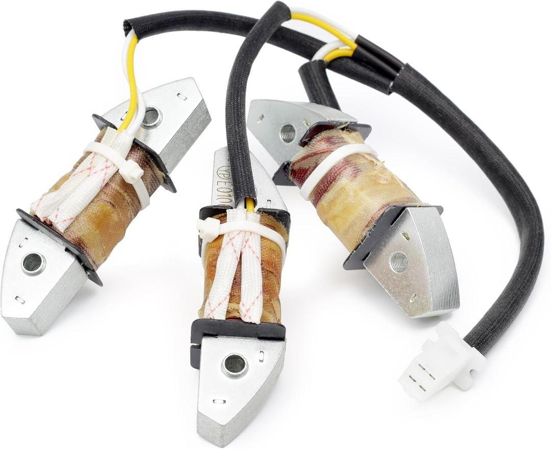 31630-ZJ1-802 Charge Coil Assembly Replacement for Honda GX610 GX620 GX670 GXV610 GXV620 12V/20A Engine Charging Coil Assy