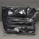 SlowTon Dog Purse Carrier - Portable Dog Carrier with Pockets & Safety Leash for Small Dogs Under 12 lbs, Breathable Pet Tote Bag for Cat Rabbit Outing, Travel, Vet (Black)