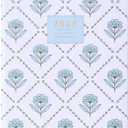 2025-2026 Eccolo 18 Month Linen Bound Planner, Monthly & Weekly Pages (5.25 x 7.75" - July 2025 - Dec 2026 - Blue Wallpaper)