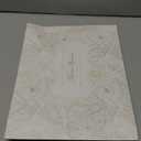 2 Pack Flour Sack Kitchen Towels - 16x26 Inch Cotton Dish Towels with Hanging Loop Reusable Geometric Boho Modern Retro Tea Towel Absorbent Dishcloths Home Decor, Beige Checkered Flower