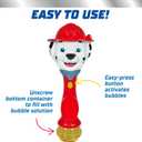 Little Kids Paw Patrol Marshall Light and Sound Musical Bubble Wand, Includes Bubble Solution