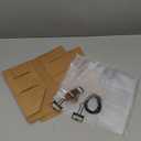 Travelers Journal Notebook Accessories Kit Include Travel Kraft File Folder, Zipper Case, Pen Holder, Binder Clip and Elastic Bands Travel Accessories Supplies(2 Pack,Standard Size)