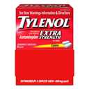 Tylenol 40900 Extra Strength Dispenser Box (50 Pouches of 2 Caplets Each), BBD 09/2028