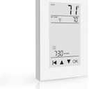 HEATIT ET-72W Programmable Thermostat with Voice Control with WiFi for Electric Radiant Floor Heating, Dual Voltage & Dual Sensing, Interactive Color Touch Screen Interface with 10ft Sensor Wire