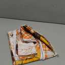 XCHI Fall Wlid Flowers Maple Leaves Plaid Tablecloth Square Washable Table Covers for Home Party Decorations 60x60 Inch