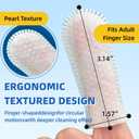 No-Rinse Dog Teeth Cleaning Wipes - Cat & Dog Fresh Breath Pet Dental Finger Wipes, Dog Toothbrush Dental Wipes to Easy Remove Plaque & Tartar, Gently Cleans Discharge (50 Count, Unscented)