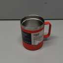 OGGI ThermoMug Stainless Steel Insulated Mug- Double Wall Vacuum Insulated w/Handle & Lid, Coffee Cup, Camping Mug, Travel Thermos, 14oz(420ml), Red