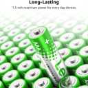 Lepro AAA Batteries 100 Pack, Triple A Batteries with Ultra Long-Lasting Power High Performance, 1.5V Leak-Proof, Corrosion-Resistant Alkaline AAA Batteries, Ideal for Home & Office Devices