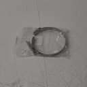 ISPINNER 1 Pack 4.5 Inch Stainless Steel T-Bolt Hose Clamps, Clamp Range 121-129mm for 4.5" Hose ID,