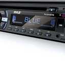 Pyle Boat Bluetooth Marine Stereo Receiver - Marine Head Unit Din Single Stereo Speaker Receiver - Wireless Music Streaming, Hands-Free Calling, CD Player/MP3/USB/AUX/ AM FM Radio -PLCD43BTM (Black)