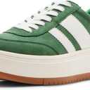 Madden Girl Women's Navida Sneakers (10, Green Multi)