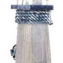 Anchor Wooden Lighthouse 10.6" High Nautical Themed Rooms Lighthouse