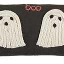 Mud Pie Glow in The Dark Rope Pillow; Ghost, 35" L x 7" W