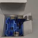 moonoom 2Pcs Toilet Tank Cleaning Tablet Holder,3.7'' x 2.9'' x 0.7'' Toilet Tank Bleach Tablet Bracket, Hanging Toilets Bowl Cleaner Carrier for Preventing Dissolved Residue From Polluting Water Tank