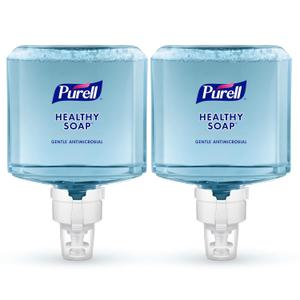 PURELL Brand HEALTHY SOAP 0.5% BAK Antimicrobial Foam, Lightly Fragranced, 1200 mL Refill for PURELL ES8 Automatic Soap Dispenser (Pack of 2)