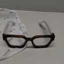 VISOONE Blue Light Blocking Glasses with TR90 Rectangle Frame and Chic Preppy Look for Women Men RIVER (Coco Tortoise)