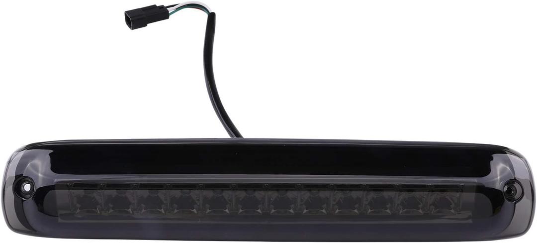 Third Brake Light Cargo Lamp Fits for 1999-2006 Silverado GMC Sierra 1500 2500 HD 3500, LED Tail High Mount 3rd Brake Light Black Housing Smoke Lens