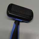 Swihauk Self Cleaning Slicker Brush - Skin Friendly Deshedding Grooming Tool for Dogs & Cats, Suitable for Shedding & Haired Pets, with Pet Supplies Accessories, Blue