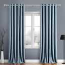 SIMEWIN Silver Curtain Rods for Windows 66 to 120 Inches Adjustable Decorative 1 Inch Diameter Single Window Curtain Rod Set with Classic Finials, Silver Finishing