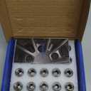 M12X1.5 Lug Nuts - 20pcs Wheel Nut Set Compatible with Buick, Dodge, Chrysler, Ford, GMC, Cadillac, Chevrolet/Chevy, Lincoln, Toyota, Hyundai, Pontiac