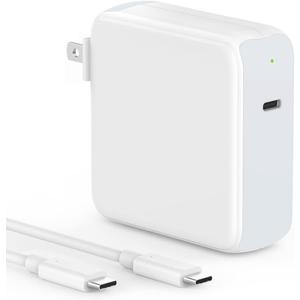 10ft Charger for MacBook Pro/Air 16, 15, 14, 13 inch 2025, 2024, 2023, 2022, 2021, 2020, M1 M2 M3 M4, 96W USB C Power Adapter, LED, 100W USB-C Cable Charging as Fast as Original Quality