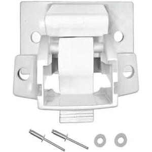 Compatible 3104653.005 3310811.009M RV Camper Trailer Bottom Mounting Bracket V/Camper/Trailer - A&E/ Awning Arm Lower Mounting Foot White Combination