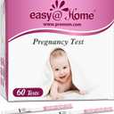 Easy@Home 60 Pregnancy Tests: Early Detection Precise Results Pregnancy Test Strips - Bulk Pregnancy Strips - 60 hCG Test Strips