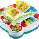 LeapFrog Learn and Groove Musical Table (Frustration Free Packaging), Green, 17.9" x 14.4" x 14.4"