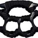 Brass Knuckle No Vinyl Sticker (1 Pair) - Dimensional Raised Design for Creative Decoration
