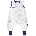 Toddler Sleeping Sack 1.0 Tog Ultra Soft Baby Cotton & Rayon Made from Bamboo Sleep Sack with Feet 1t-2t for 12-24 Months