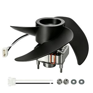 BCD-0388 Exhaust Fan Motor and Blade Combo Replacement for Bathroom Ceiling Vent Fan, Quiet 1.0 Sones 60 CFM High Airflow, Compatible with V2262-50 V2244-50 V2245-50 Mobile Home Bathroom Exhaust Fans
