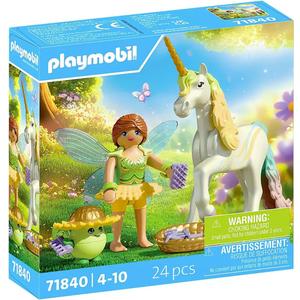 Playmobil Collectible Unicorn: Rainbow Flower with Fairy