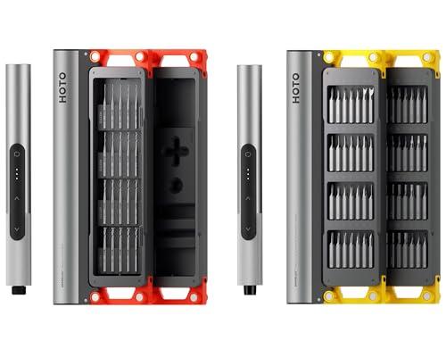HOTO 2-in-1 Master DIY & Repair Kit: Compact Craft Power Tool Kit – Includes Electric Mini Drill Pen, and Precision Screwdriver Set