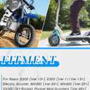 MX350 Throttle & Grips, Electric Dirt Bike Twist Throttle Assembly for Razor MX350/400, SX350, E200/300, Pocket Mod Scooters
