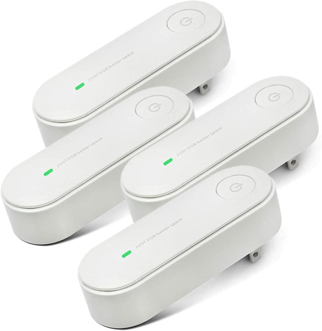Negative Ion Plug In, Portable Negative Ion Generator for Home,Automatic Release of Anions,Easy to Use, More Suitable for Bedrooms, office, Toilets, Garages,Small Room4 Pack)