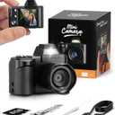 Mini Digital Camera, 1080P Portable Camera for Photography with 8GB SD Card, Key Card Clip Chain for Teenagers, Adult Beginners