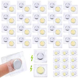 Fireboomoon 32 Pairs 1.18 Inch Invisible Hidden Sew Magnetic Snap, PVC Strong Magnetic Closures Fastener Snaps Buttons for Purses Handbag Clothing DIY Crafts