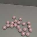 Demissle 20 Pcs 0.53 oz Bath Bombs Bath Fizzies Mini Bath Balls for Women Relaxing Refreshing Bath Bombs Gift Set with Glitter for Bubble Spa(Pink