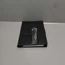 TouchPad Keyboard case for 9",9.7",10.1",10.2",10.5",10.9",11" Tablets,2-in-1 Bluetooth Wireless Keyboard with Touchpad,7 Colors Backlit & Leather Folio Cover(Black)