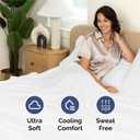 Full Size 4 Piece Sheet Set - Comfy Breathable & Cooling Sheets - Hotel Luxury Bed Sheets for Women & Men - Deep Pockets, Easy-Fit, Extra Soft and Wrinkle Free Sheets - White Oeko-Tex Bed Sheet Set