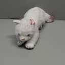 Cat Stuffed Animal  Realistic Kitten Plushies Soft Plush Toys Gifts for Kids White