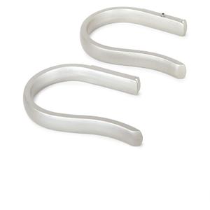 Umbra Curtain Holdback for Window Treatment Drapery Rod, Nickel (5 x 4.8 x 2.8 inches)