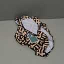 Eomenie Women's Tummy Control One Piece Swimsuit Ruffle Square Neck Bathing Suit Ruched Cutout Back Slimming Swimwear (Large, Black Yellow Print)