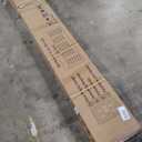 SMARTSTANDARD 28in x 84in Sliding Barn Door with 5ft Barn Door Hardware Kit Included, Unfinished Solid Spruce Wood Door, Assembly Required, DIY, Stainable, Natural