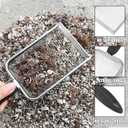 Soil Sifter for Gardening (2-Pack) 3.8mm and 5mm Mesh, Heavy-Duty Metal Sifter for Dirt, Rocks, Compost and Sand, Durable Garden Tool for Landscaping and Potting Soil