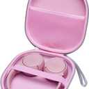 Headphone Headset Case Compatible with Tune 510BT/Soundcore by Anker Life Q20 Q30/BERIBES/KVIDIO/Sony Wireless On-Ear Headphones, Pink
