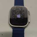 Apple Watch Ultra 2 [GPS + Cellular, 49mm] - Titanium Case with Blue Ocean Band, One Size 