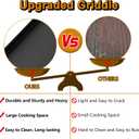 7672 Crafted Griddle Grill Replacement Parts for Weber Genesis Flat Top Griddle Insert 2022+ E-325S EX-325S S-325S SX-325S Smokefire EX4 EX6 2016+ Genesis II 300 400 Spirit 200 300 Pan Plate